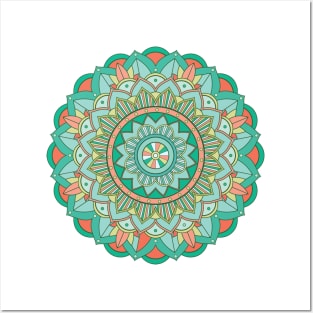 Colorful Mandala, mandala-design, mandala-art, geometric, abstract, mandala and spirituality, colorful, rainbow, mandala pattern, mandala flower patterns, Flower Mandala ,Spirituality Posters and Art